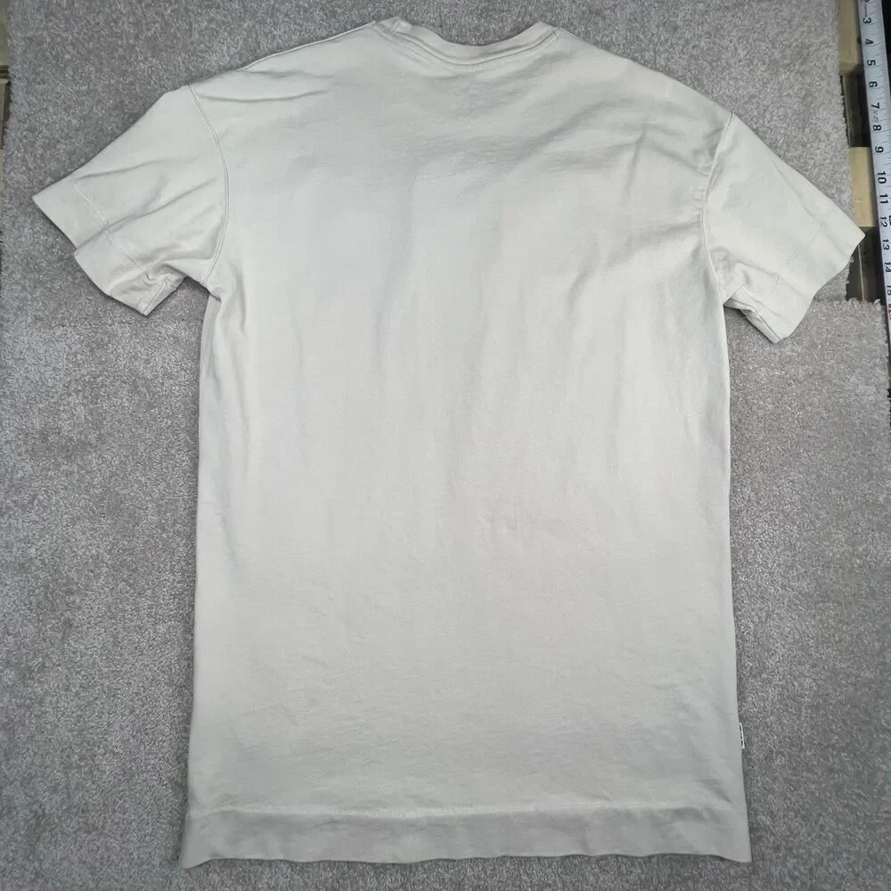 Nike NSW Sportswear MEN'S White Logo Tee 927396-091 Puff Print Embroidered Large